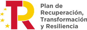 logo plan de recuperación, transformación y resiliencia